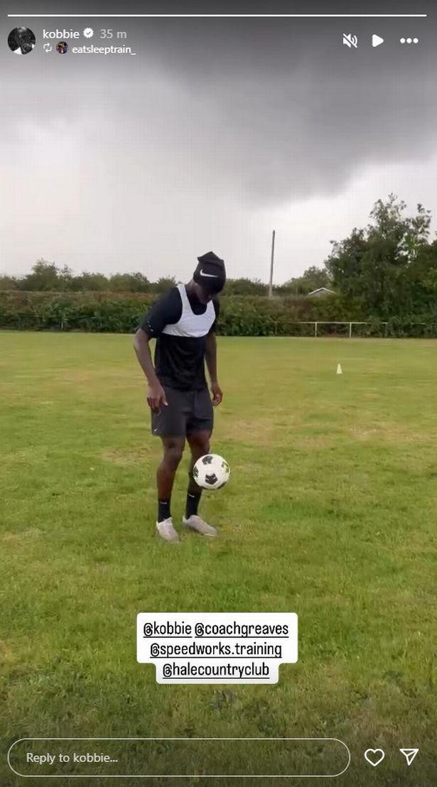 华体会hth-假期不休息，梅努在社媒晒出了自己加练的视频